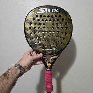 Padel Siux Electra Pro St4 2025 F. Stupaczuk Used Chopped‎ Racquet